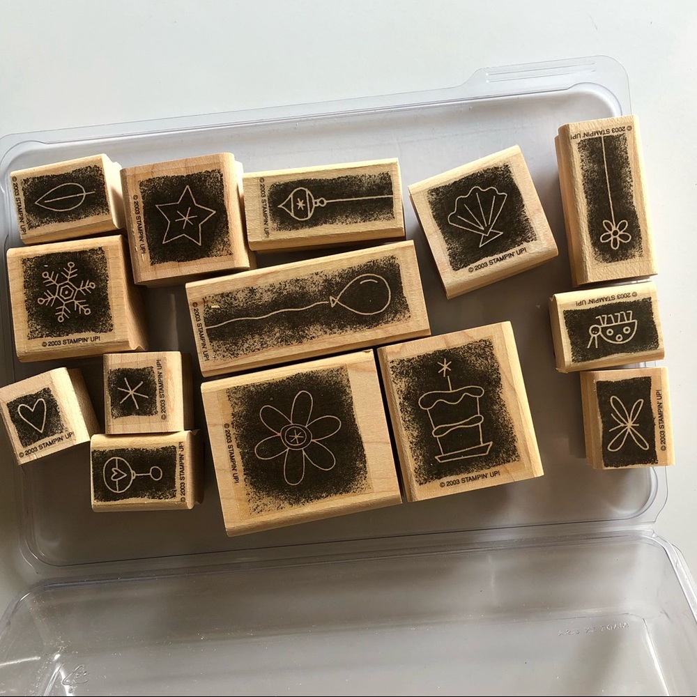 {StampinUp} Shaded Images rubber Stamps
